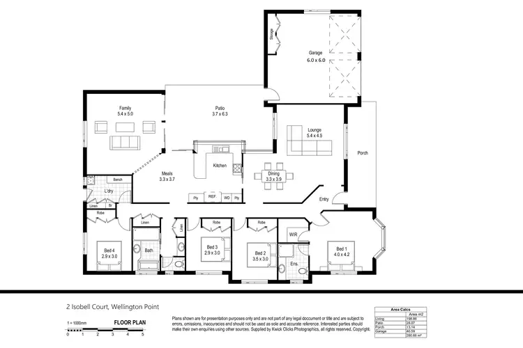 Floorplan of Homely house listing, 2 Isobell Court, Wellington Point QLD 4160