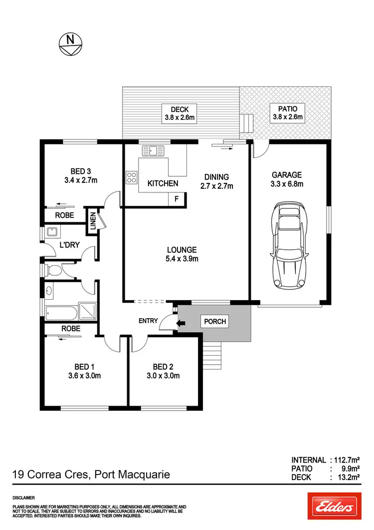 Floorplan of Homely house listing, 19 Correa Crescent, Port Macquarie NSW 2444