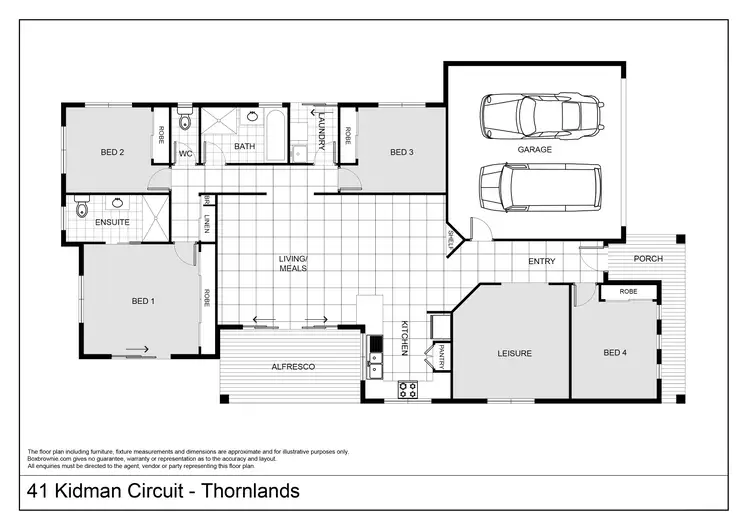 Floorplan of Homely house listing, 41 Kidman Circuit, Thornlands QLD 4164