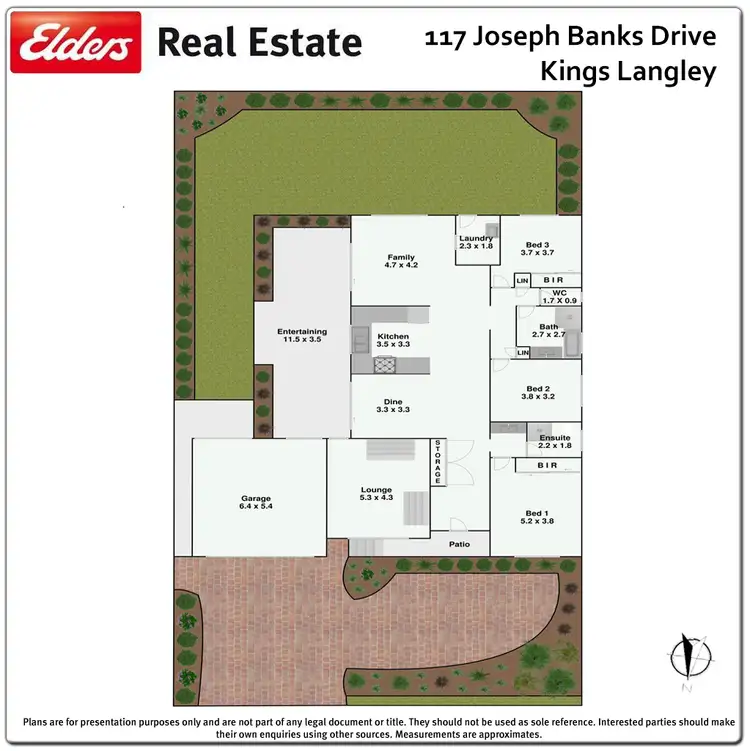Floorplan of Homely house listing, 117 Joseph Banks Drive, Kings Langley NSW 2147
