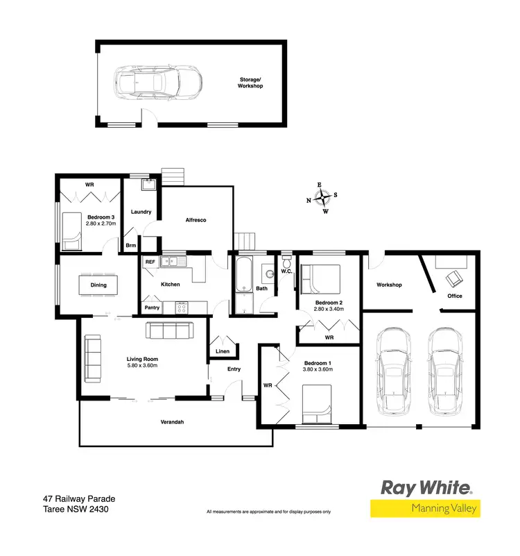 Floorplan of Homely house listing, 47 Railway Parade, Taree NSW 2430