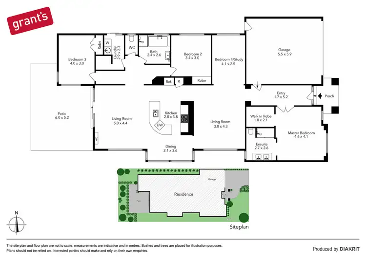 Floorplan of Homely house listing, 6 Frere Close, Pakenham VIC 3810