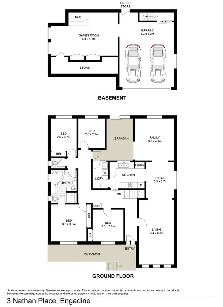 Floorplan of Homely house listing, 3 Nathan Place, Engadine NSW 2233