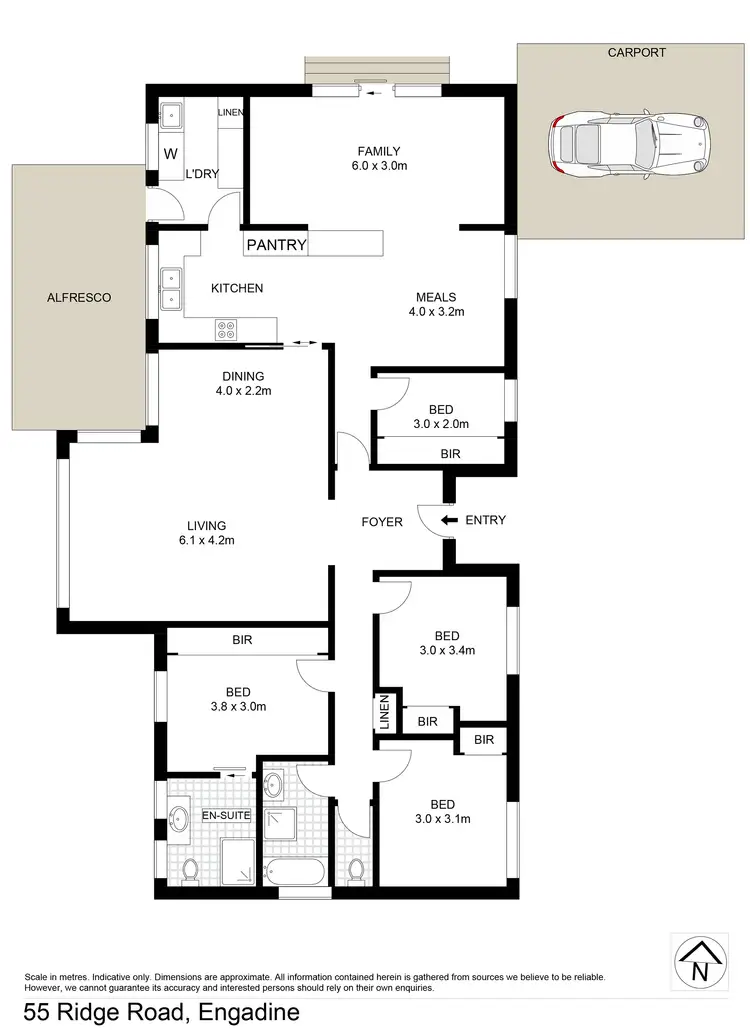 Floorplan of Homely house listing, 55 Ridge Road, Engadine NSW 2233