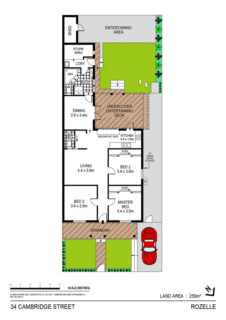 Floorplan of Homely house listing, 34 Cambridge Street, Rozelle NSW 2039