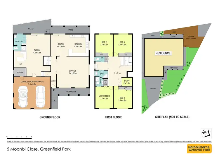 Floorplan of Homely house listing, 5 Moonbi Close, Greenfield Park NSW 2176