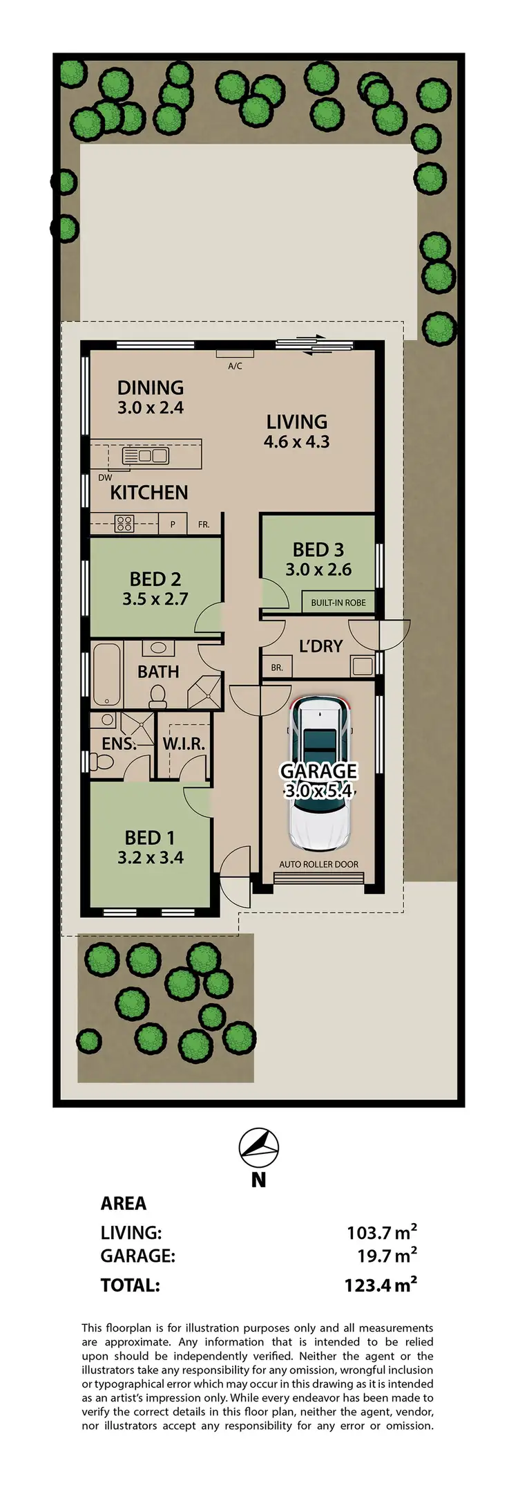 Floorplan of Homely house listing, 4 Maple Leaf Court, Munno Para West SA 5115