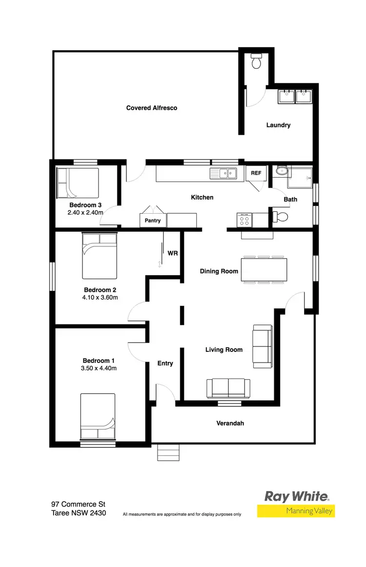 Floorplan of Homely house listing, 97 Commerce Street, Taree NSW 2430