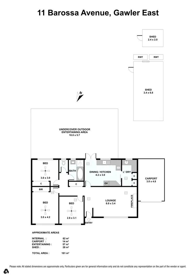 Floorplan of Homely house listing, 11 Barossa Avenue, Gawler East SA 5118