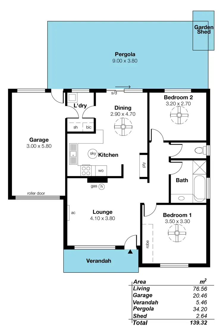 Floorplan of Homely unit listing, 3/9 Beaconsfield Terrace, Ascot Park SA 5043