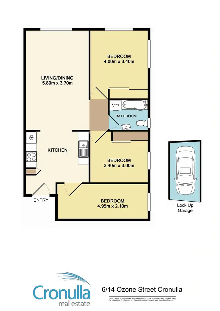 Floorplan of Homely apartment listing, 6/14 Ozone St, Cronulla NSW 2230