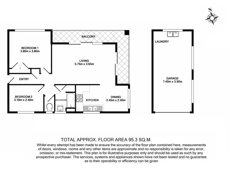 Floorplan of Homely unit listing, 10/111 Park Road, Yeronga QLD 4104