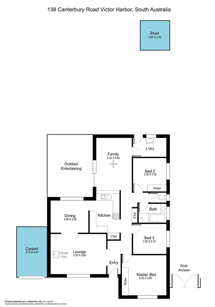 Floorplan of Homely house listing, 138 Canterbury Road, Victor Harbor SA 5211