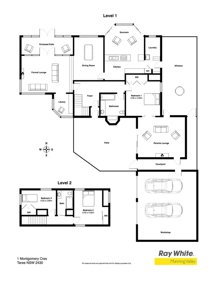 Floorplan of Homely house listing, 1 Montgomery Crescent, Taree NSW 2430