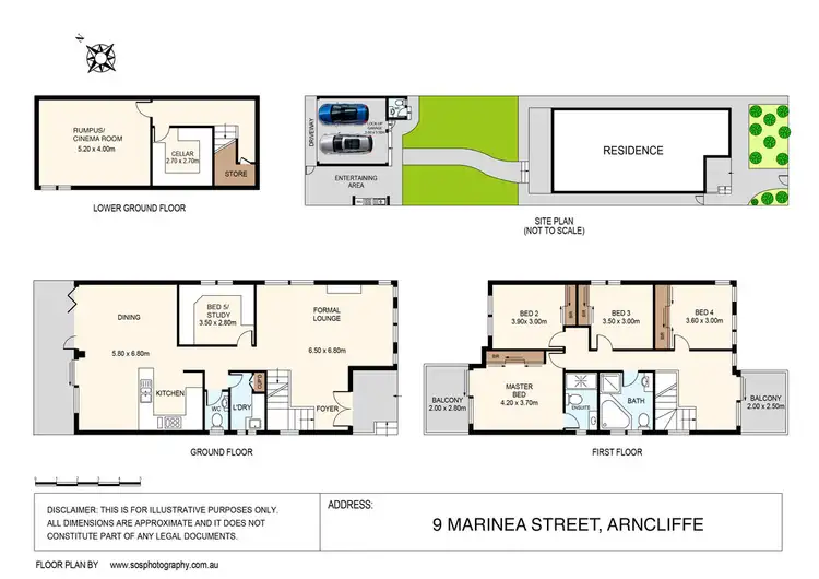 Floorplan of Homely house listing, 9 Marinea Street, Arncliffe NSW 2205
