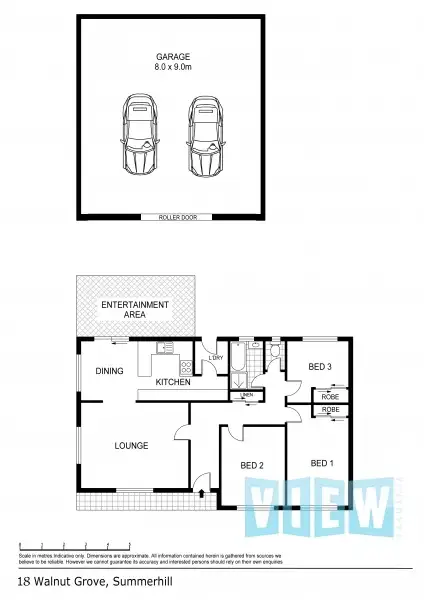 Floorplan of Homely house listing, 18 Walnut Grove, Summerhill TAS 7250