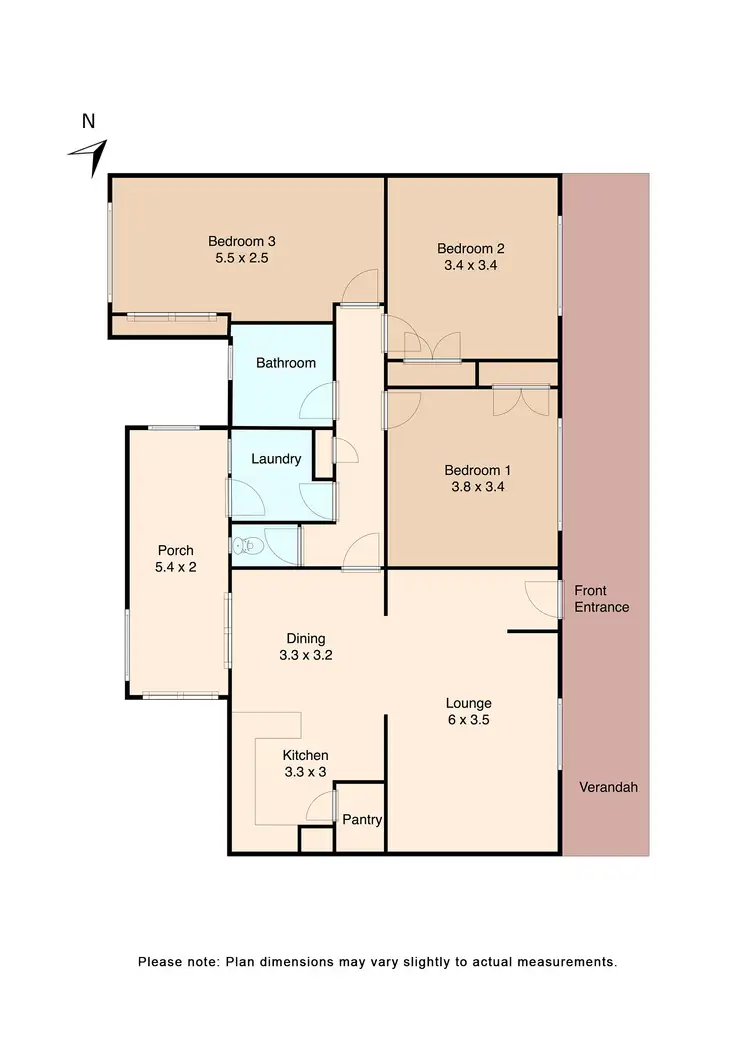 Floorplan of Homely house listing, 80 Sago Hill Road, Bunkers Hill VIC 3352