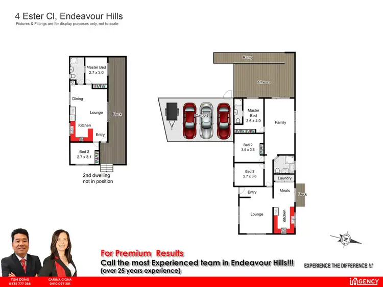 Floorplan of Homely house listing, 4 Ester Close, Endeavour Hills VIC 3802