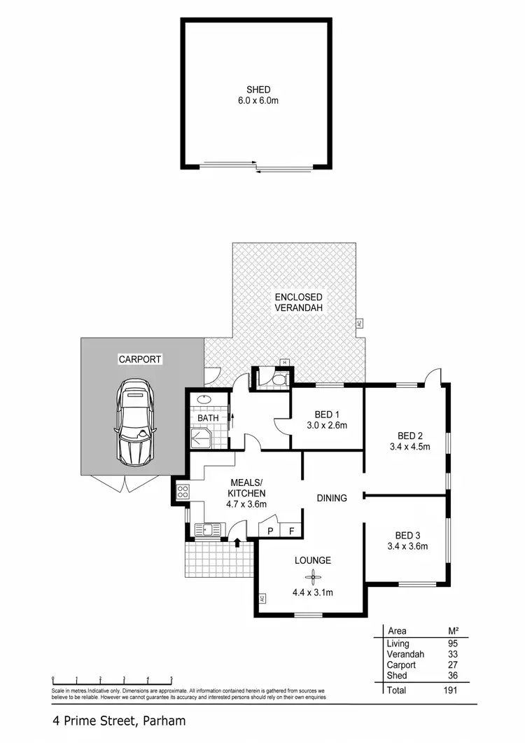 Floorplan of Homely house listing, 4 PRIME STREET, Parham SA 5501
