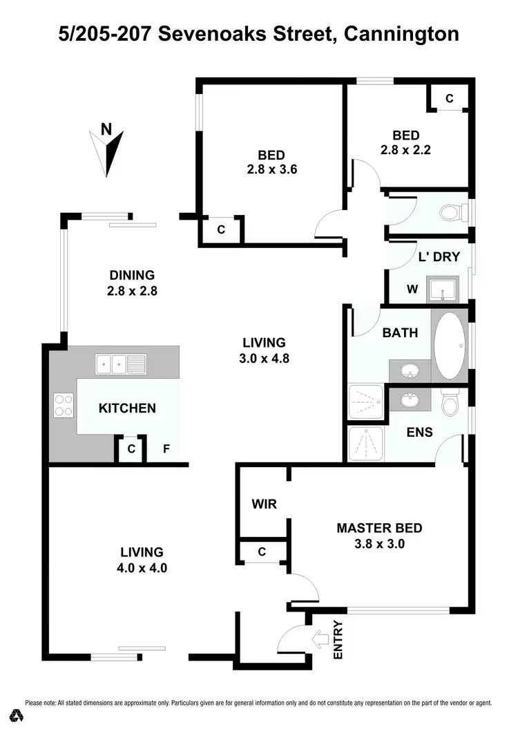 Floorplan of Homely unit listing, Address available on request