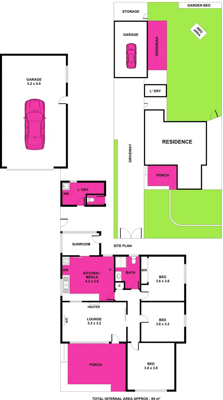 Floorplan of Homely house listing, 13 Ensby Street, East Geelong VIC 3219