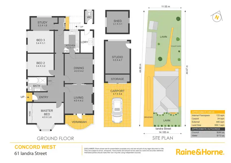 Floorplan of Homely house listing, 61 Iandra Street, Concord West NSW 2138