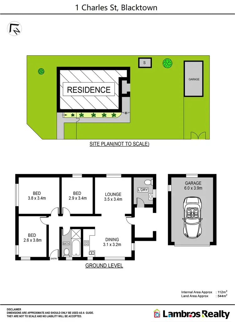 Floorplan of Homely house listing, 1 Charles Street, Blacktown NSW 2148