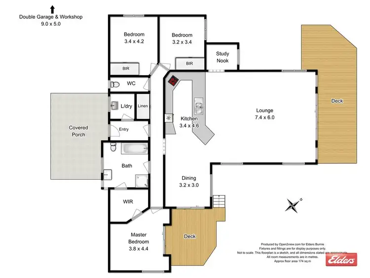 Floorplan of Homely house listing, 208 Deep Creek Rd, Wynyard TAS 7325