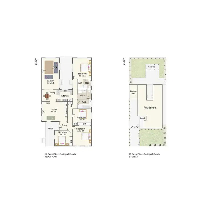 Floorplan of Homely house listing, 40 Gwent Street, Springvale South VIC 3172