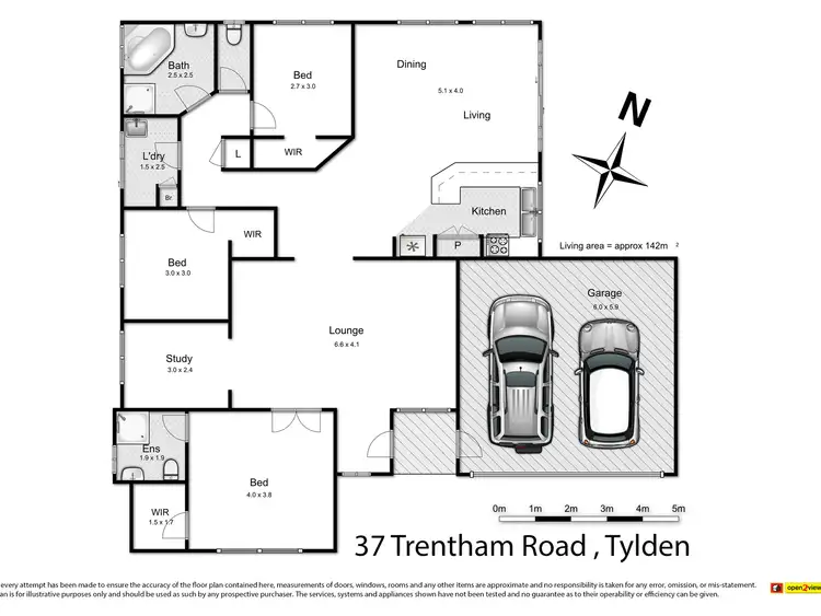 Floorplan of Homely house listing, 37 Trentham Road, Tylden VIC 3444