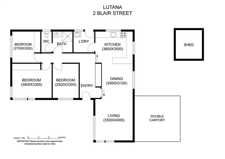 Floorplan of Homely house listing, 2 Blair Street, Lutana TAS 7009