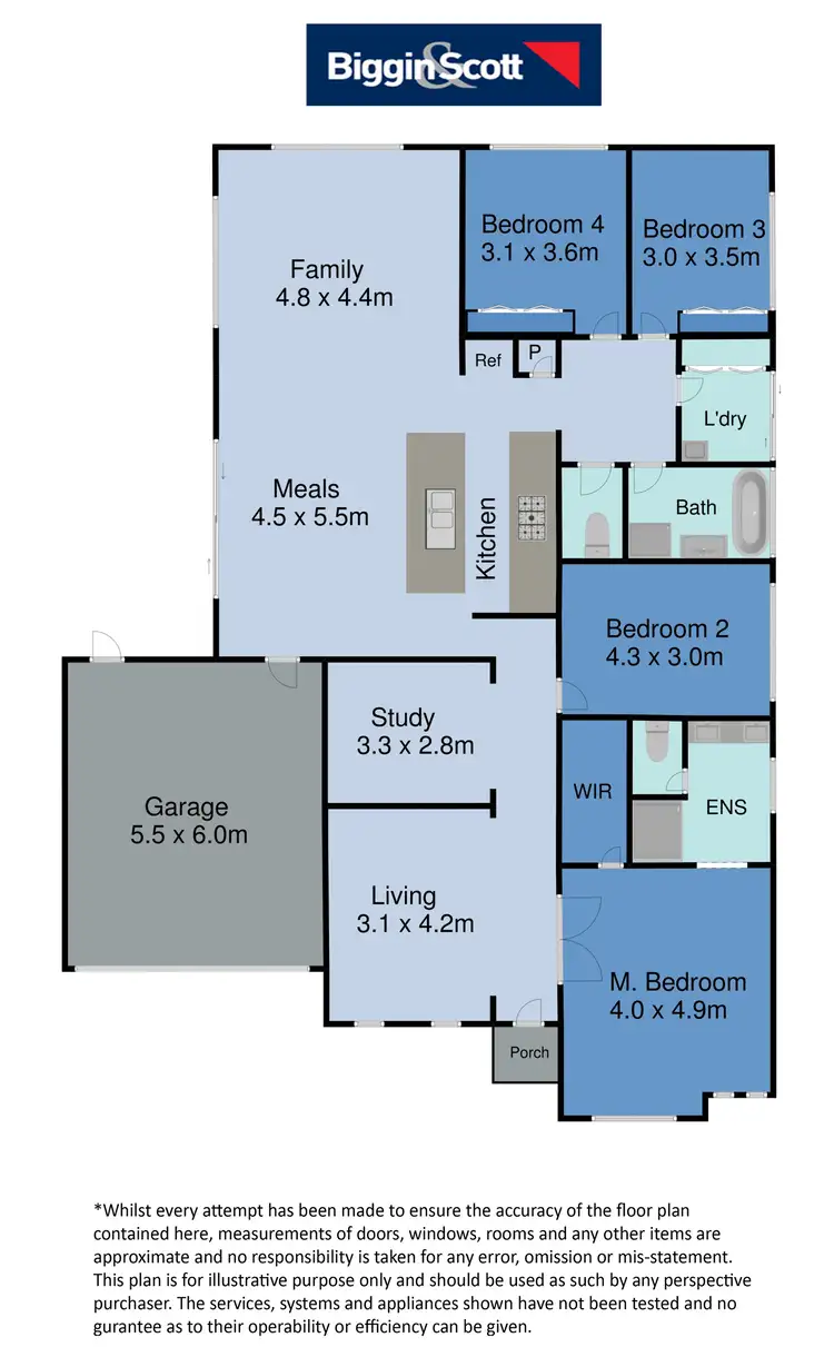 Floorplan of Homely house listing, 7 Etchell Court, Point Cook VIC 3030