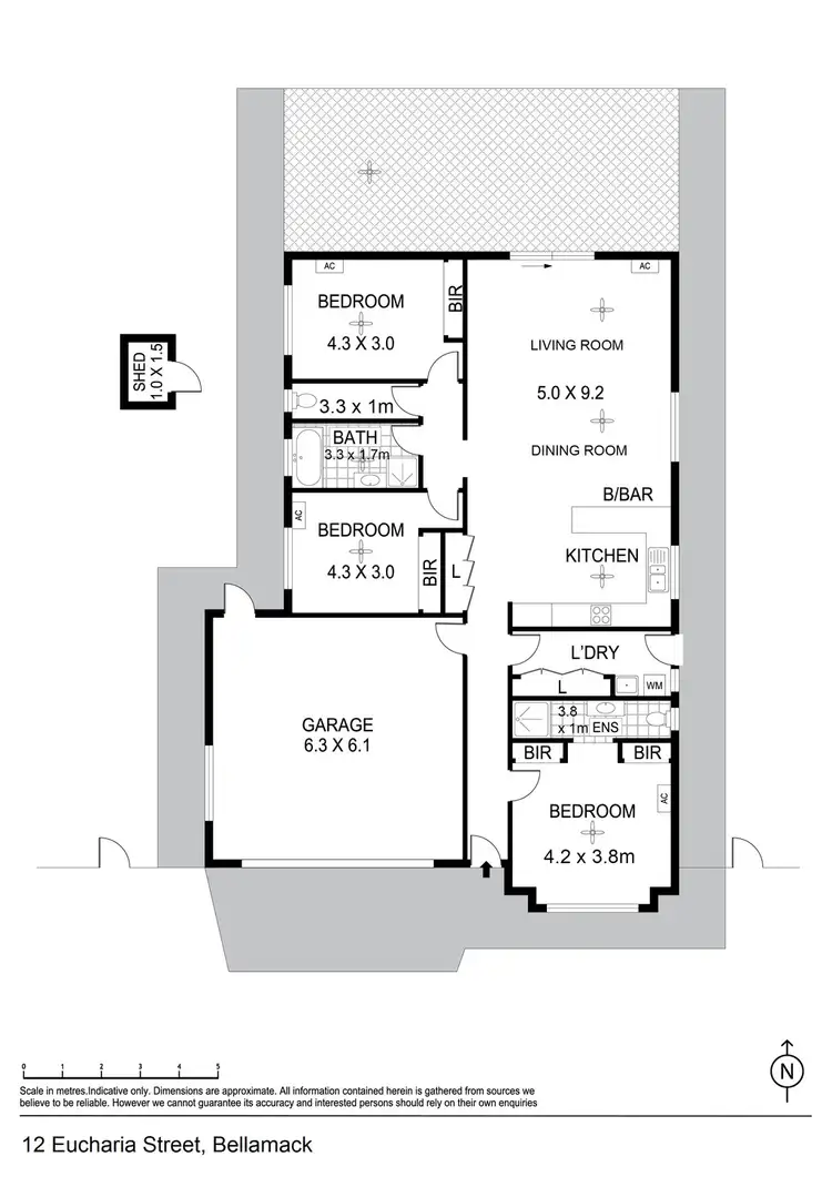 Floorplan of Homely house listing, 12 Eucharia Street, Bellamack NT 832