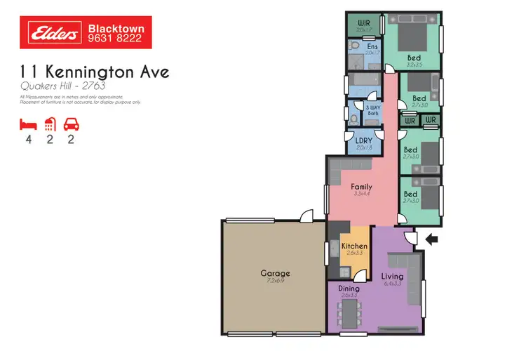 Floorplan of Homely house listing, 11 Kennington Avenue, Quakers Hill NSW 2763