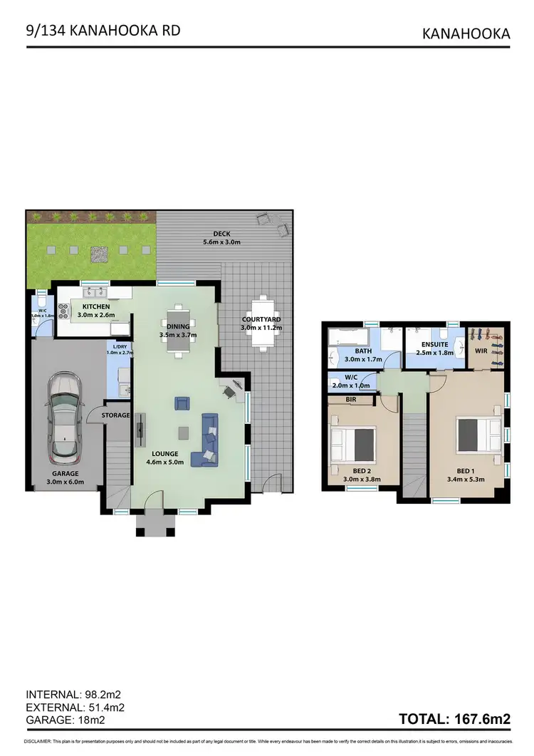 Floorplan of Homely townhouse listing, 9/134 Kanahooka Road, Kanahooka NSW 2530