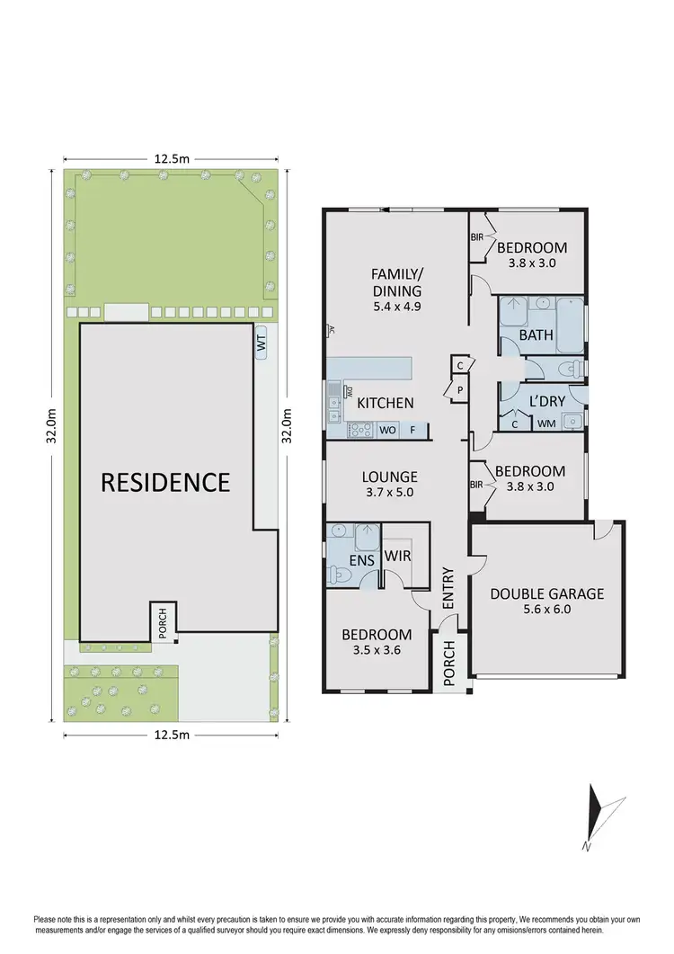 Floorplan of Homely house listing, 9 Inlander Way, Doreen VIC 3754