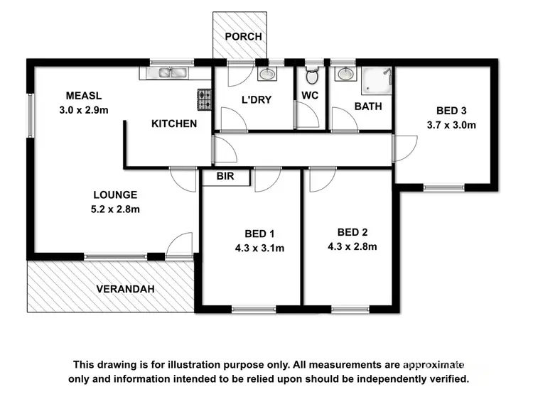 Floorplan of Homely house listing, 4 Merino Street, Naracoorte SA 5271