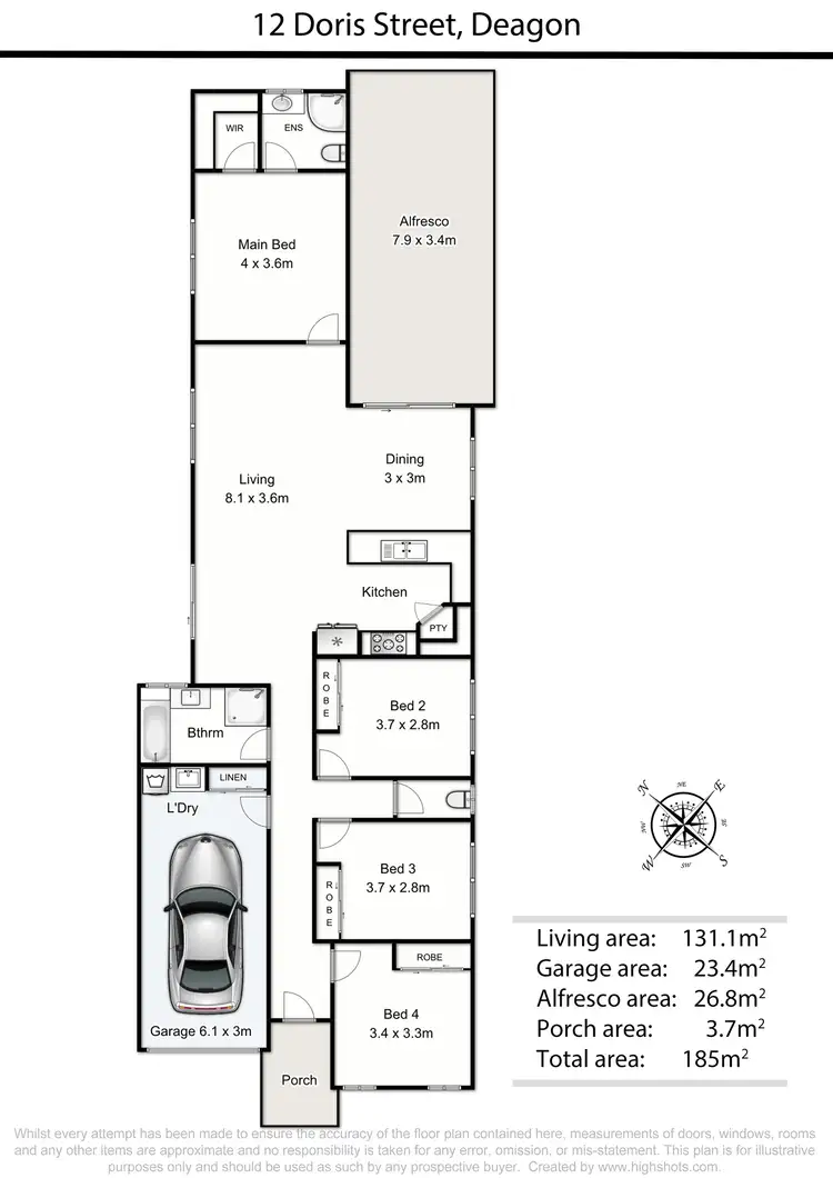 Floorplan of Homely house listing, 12 Doris Street, Deagon QLD 4017
