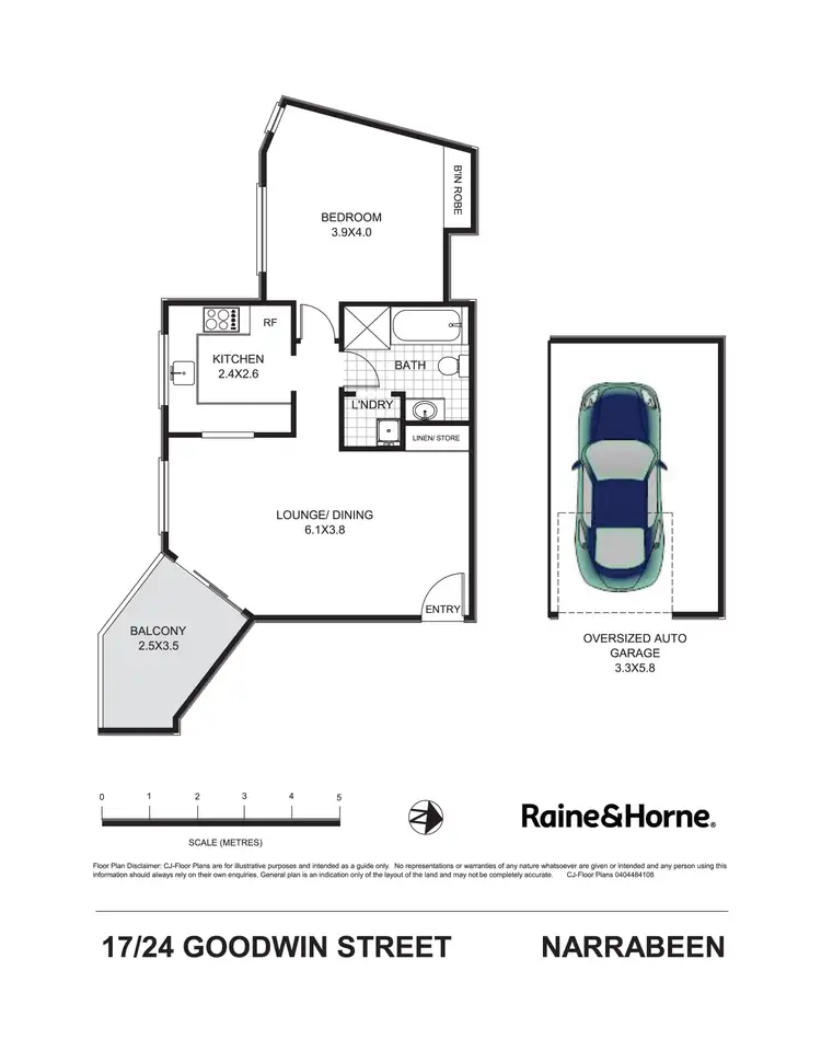 Floorplan of Homely unit listing, 17/24 Goodwin Street, Narrabeen NSW 2101