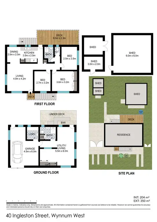 Floorplan of Homely house listing, 40 INGLESTON STREET, Wynnum West QLD 4178