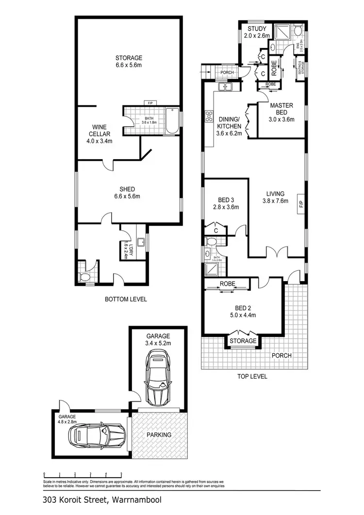 Floorplan of Homely house listing, 303 Koroit Street, Warrnambool VIC 3280