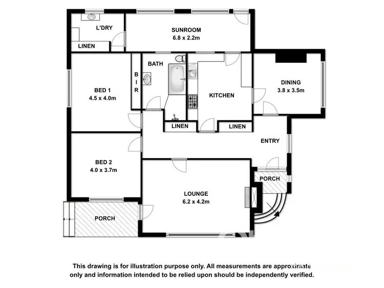 Floorplan of Homely house listing, 2 Wallace Crescent, Naracoorte SA 5271