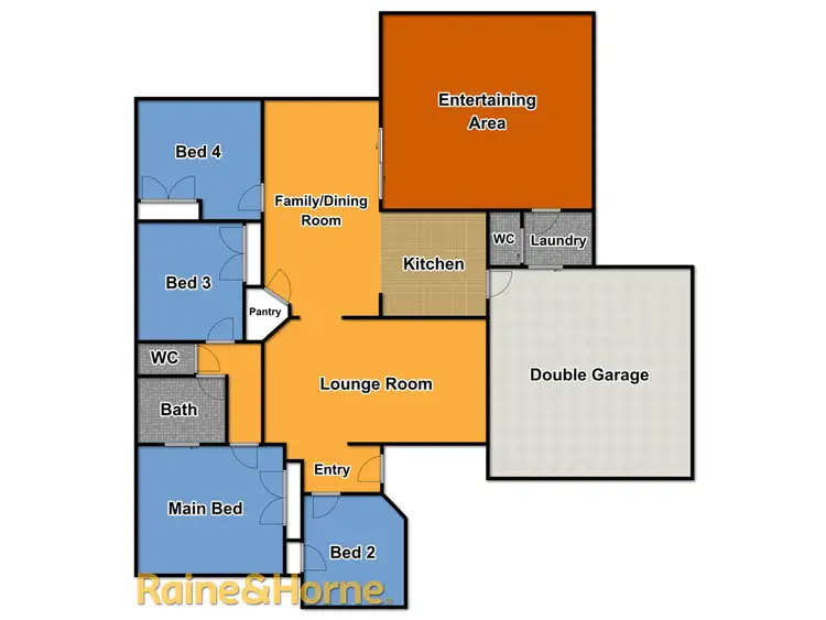Floorplan of Homely house listing, 100 Twickenham Drive, Dubbo NSW 2830