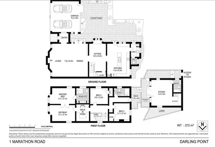 Floorplan of Homely house listing, 1 Marathon Road, Darling Point NSW 2027