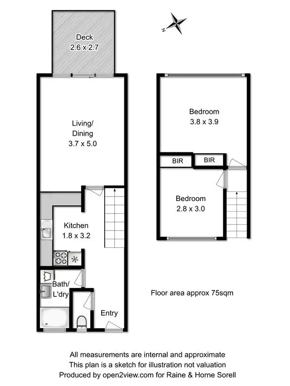 Floorplan of Homely unit listing, Unit 4/67 Giblin Street, Lenah Valley TAS 7008