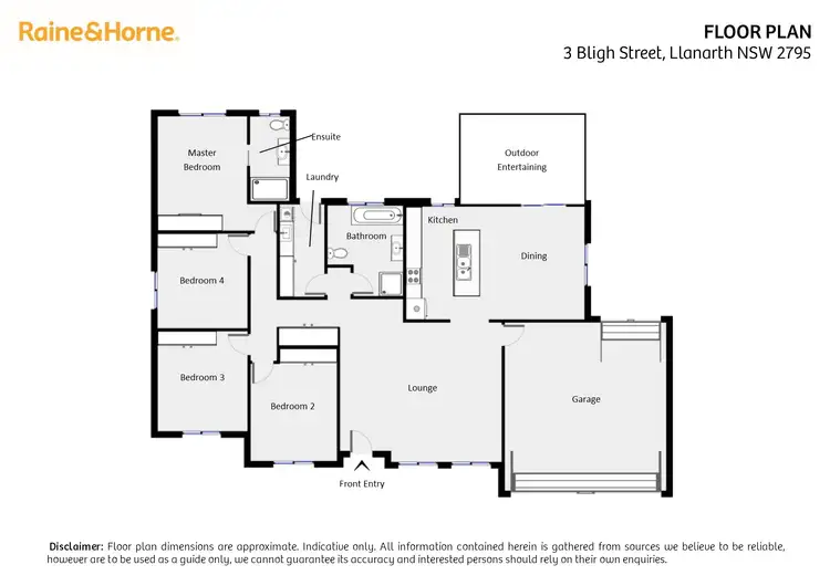 Floorplan of Homely house listing, 3 Bligh Street, Llanarth NSW 2795