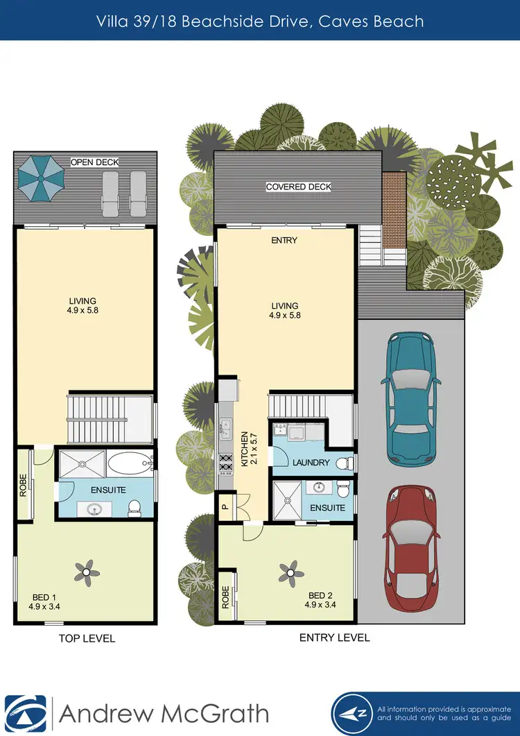 Floorplan of Homely house listing, 39 Beachside Drive, Caves Beach NSW 2281