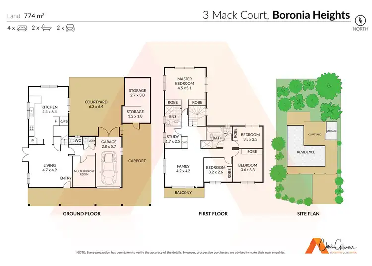 Floorplan of Homely house listing, 3 Mack Court, Boronia Heights QLD 4124