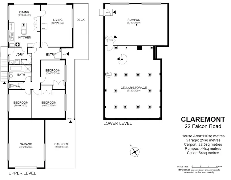 Floorplan of Homely house listing, 22 Falcon Road, Claremont TAS 7011