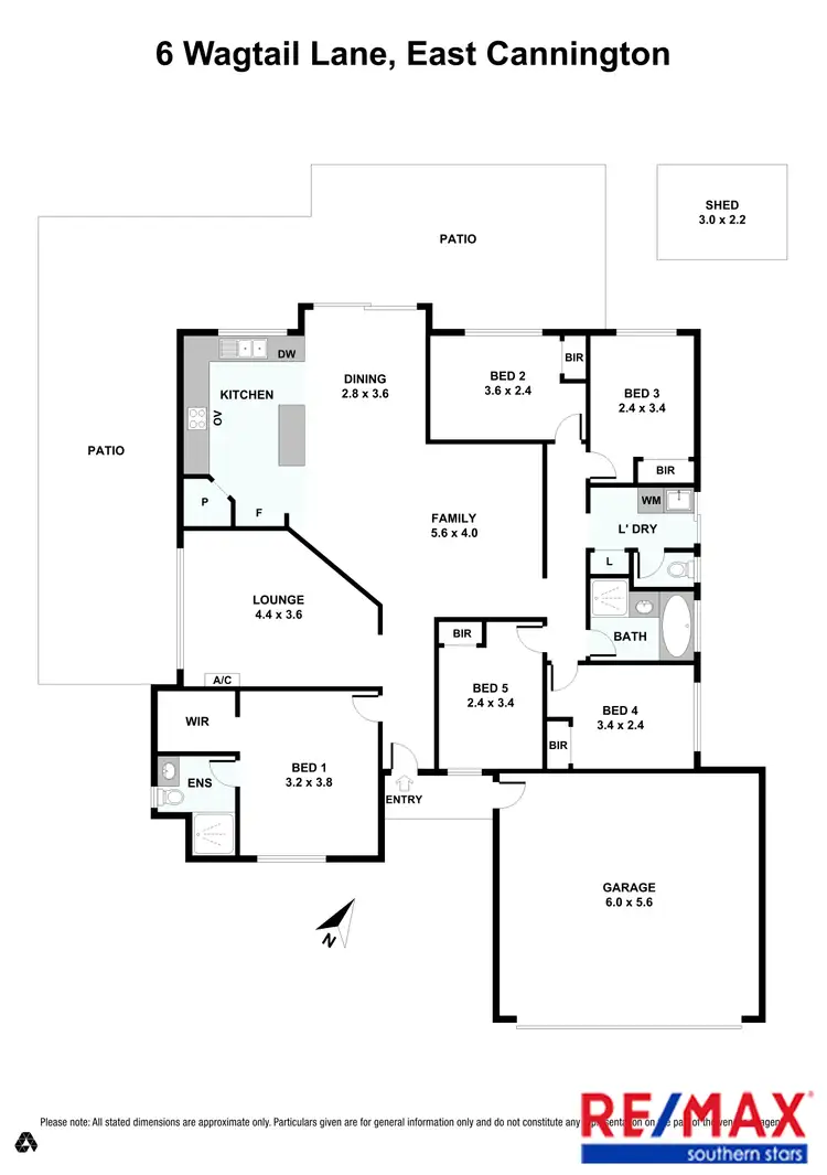 Floorplan of Homely house listing, 6 Wagtail Lane, East Cannington WA 6107